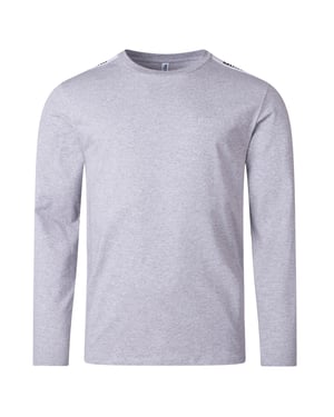 Moschino T-shirt met getapete schouders, grijs