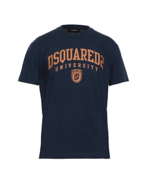 Dsquared2 Cool Fit Varsity donkerblauw T-shirt