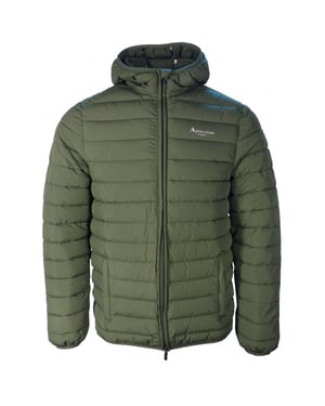 Aquascutum Active 100GR groene jas met capuchon