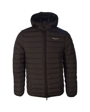 Aquascutum Active 100GR zwarte jas met capuchon