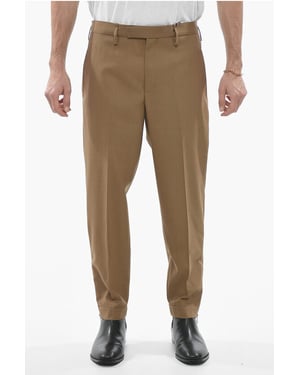 Slim Fit JAMIE Chino-broek met enkelritsen in bruin