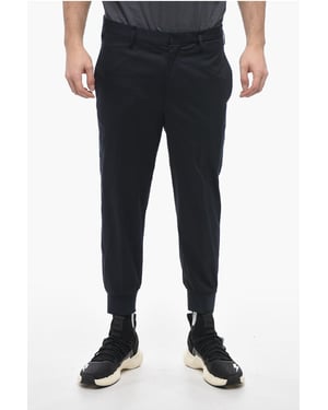 Low-rise slim fit JACK-broek met manchetten in blauw