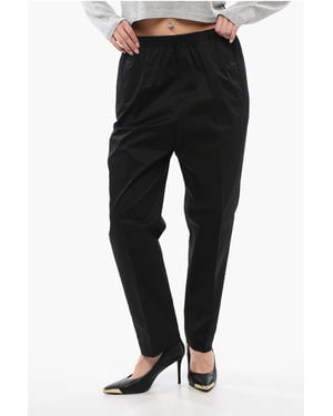 Stretch taille MILITARY Chino in zwart