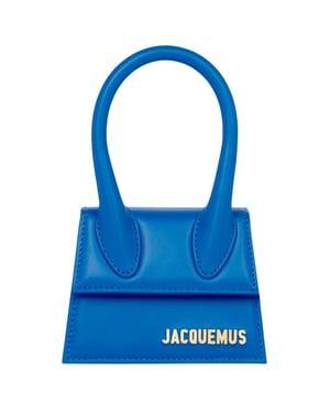 Jacquemus Le Chiquito blauwe tas