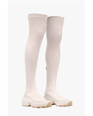 SALOMON X MM6 CROSSWADER Sock Boots met Studs in Roze