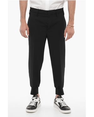 Laag getailleerde slim fit JACK-broek in zwart