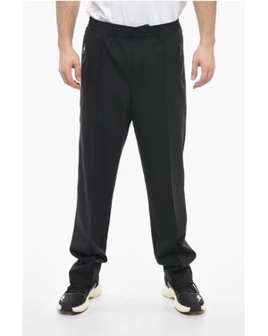 Losse LOUIS-broek met elastische tailleband in zwart