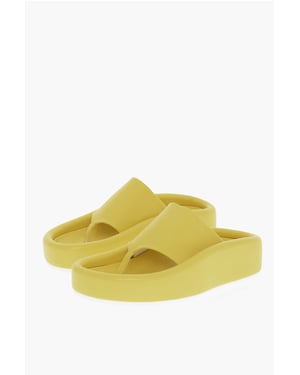 MM6 Kunstleren Teenslippers in Geel