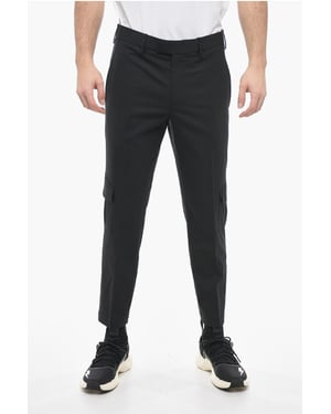 Skinny Fit NATE Cargo-broek in zwart