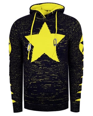 Grof gebreide hoodie
