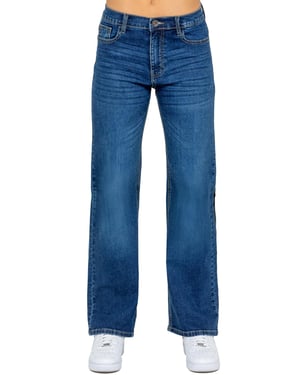 Enzo | Dames Jeans Met Wijde Pijpen