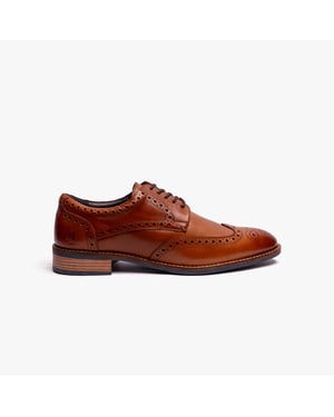Hush Puppies Dustin Heren Brogue Schoenen Tan