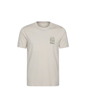 Mountain Warehouse Heren Cotswold Korte Mouwen T-Shirt (Off White)