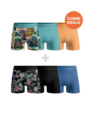 Muchachomalo Heren Boxershorts - 3+3 Pack - Mannen Onderbroeken