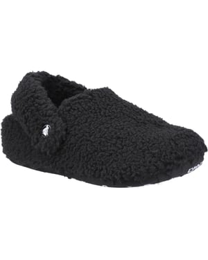 Crocs Classic Cozzzy Polyester Zwarte Slippers