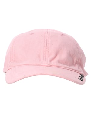 Acne Studios Twill Logo Baseball Cap in Roze Katoen