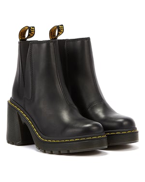Winkel Voor Dr. Martens Spence Sendal Leren Zwarte Laarzen Voor Dames