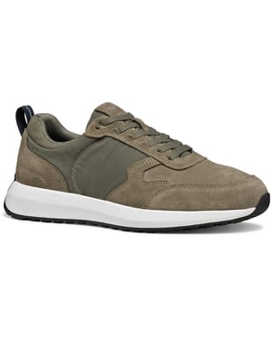 Geox U VOLPIANO Leren Heren Sneakers Sage