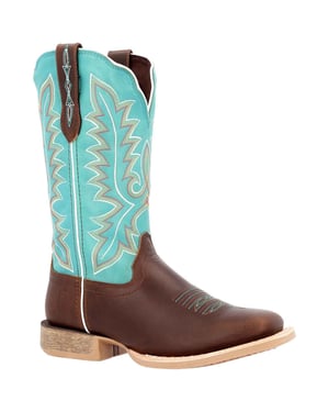 Durango Lady Rebel Pro Leather Dames Bay Brown/Arctic Blue Laarsjes