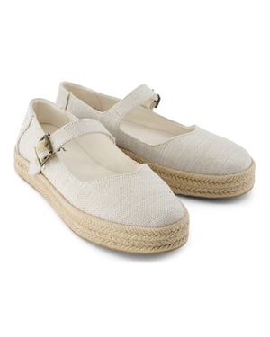 TOMS Carolina Mary Jane Nylon Dames Natuurlijke Espadrilles
