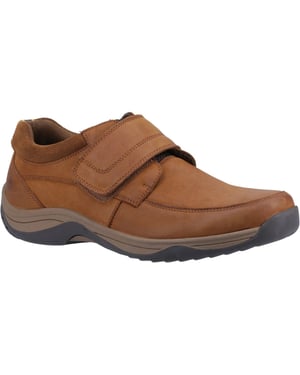 Hush Puppies Douglas Leder Heren Tan Nubuck Moccasins Schoenen