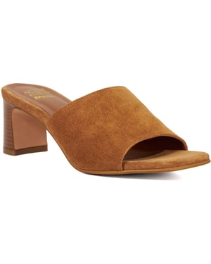 Dune Jule Suède Dames Tan Sandalen