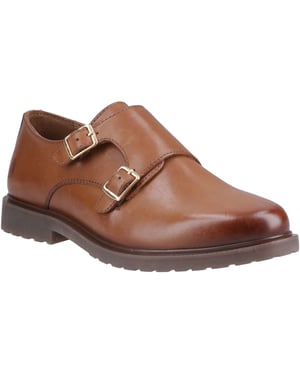 Hush Puppies Verity Leren Dames Tan Schoenen