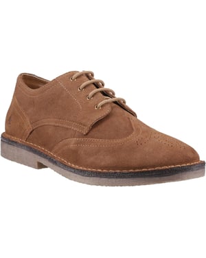 Hush Puppies Samson Leren Heren Tan Brogues Schoenen
