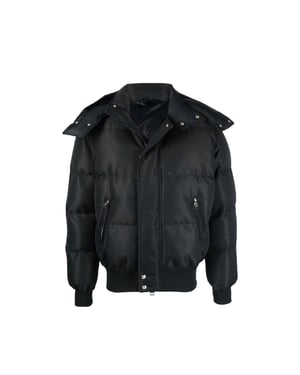 Alexander McQueen wolmix gewatteerde bomberjack