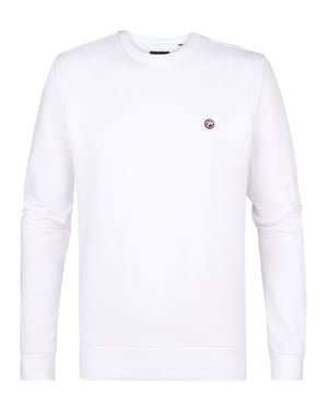 Petrol Industries - Heren Logo Sweater Seaviewpark - Wit