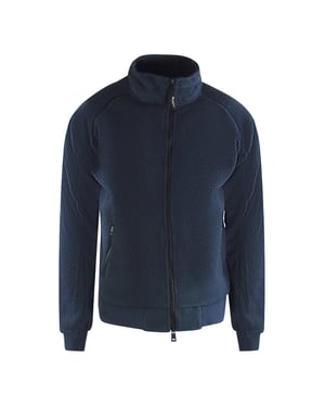 Aquascutum Active One Sherpa Marineblauwe Jas