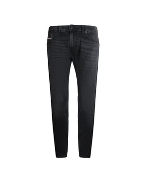Diesel Tommer-r Zwarte Vervaagde Denim Broek