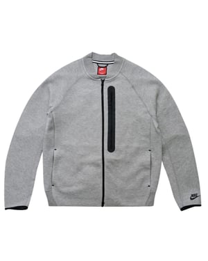 Nike Effen Grijs Trainingsjack Met Rits