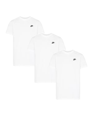 3-pack Nike Sportswear Club T-shirts voor Heren in Wit