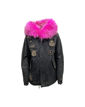 As65 Canvas Versierde Parka Jas