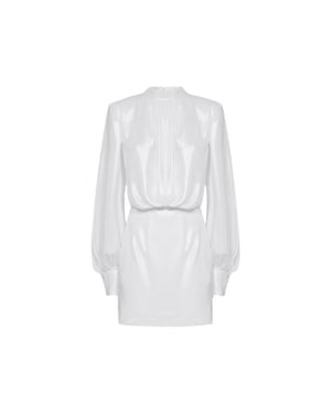 Blanca Vita Abelia gelamineerde minijurk