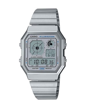 Casio Casio Collection Vintage Unisex Horloge Zilverkleurig A130WE-7AEF