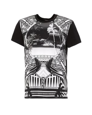 Balmain Resort Logo Zwart T-shirt