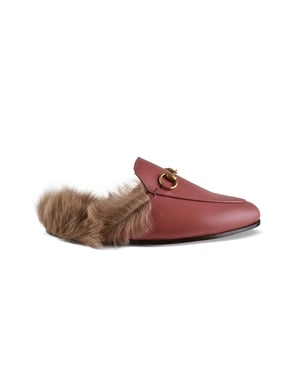 Gucci Princetown muiltjes Roze