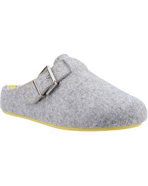 Hush Puppies Good 90% Gerecycled Rpet Polyester Dames Grijze Slippers