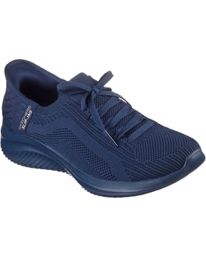Skechers Ultra Flex 3.0 Pure Color Textiel Dames Donkerblauwe Sneakers