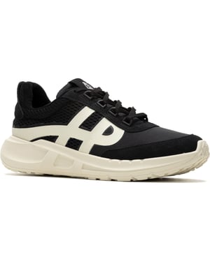 Hush Puppies Seventy8 Retro Runner Heren Sneakers Van Zwart Suède