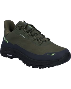 Hi-Tec ALTITUDE LITE WP Heren Wandelschoenen Van Polyester In De Kleur Olijfnacht/ Antracietgrijs/ Limoengroen