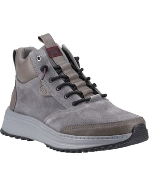 HEYDUDE Tahoe Classic Suede Heren Enkellaarsjes Grijs/Multi
