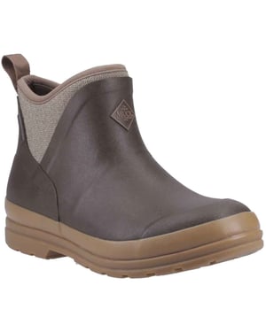 Muck Boots Originals Rubberen Dames Regenlaarzen In Bruin/herringbone Patroon