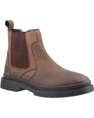 Hush Puppies Jamie Leren Heren Bruine Laarzen