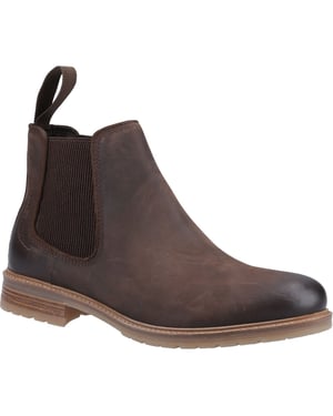 Hush Puppies Russell Leren Bruine Herenlaarzen