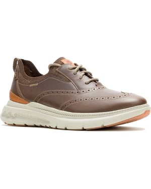 Hush Puppies Excel Leren Heren Fossil Veterschoenen