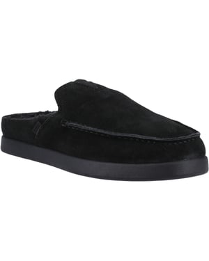 TOMS Alonso Mule Leren Heren Zwarte Muiltjes