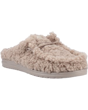 HEYDUDE Wally Polyester Heren Timber Wolf Muiltjes